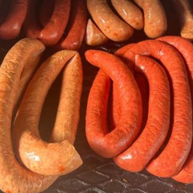 Texas Beef Sausage Lunch Combo.